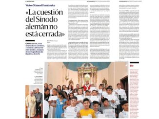 Der künftige Glaubenspräfekt der katholischen Kirche, Kardinal in spe Victor Manuel Fernández, nahm in einem Interview mit einer spanischen Zeitschrift zum deutschen Synodalen Weg Stellung.