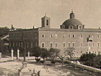 Das Karmelitenkloster Stella Maris auf dem Berg Karmel bei Haifa (am Ende des 19. Jahrhunderts)