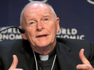 Der ehemalige Kardinal Theodore "Onkel Ted" McCarrick (im Bild vor Jahren beim Weltwirtschaftforum in Davos) wurde für verhandlungsunfähig befunden und muß sich nicht vor Gericht verantworten.