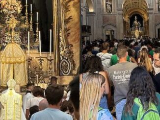 Heilige Messe im überlieferten Ritus im Zuge des Weltjugendtags 2023 in Lissabon