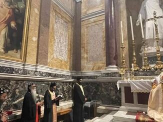 Das Oberhaupt der nicht mit Rom unierten malankarischen syrisch-orthodoxen Kirche zelebrierte am vergangenen Freitag in der Lateranbasilika und gestern in St. Paul vor den Mauern eine akatholische Liturgie