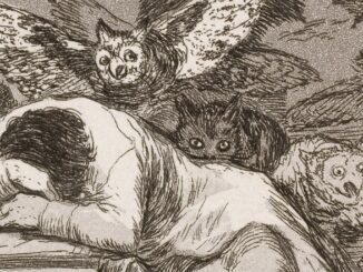 "Der Schlaf der Vernunft gebiert Ungeheuer" von Francisco de Goya (1799)