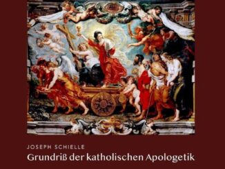 Die Neuauflage von Joseph Schielles "Grundriß der katholischen Apologetik" ist eine Antwort auf die Zerschlagung und Beseitigung der klassischen Apologetik im deutschen Sprachraum.