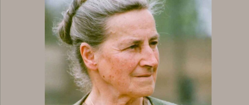 Wanda Poltawska, Psychiaterin, Widerstandskämpferin, KZ-Überlebende, Verteidigerin des Lebensrechts ungeborener Kinder.