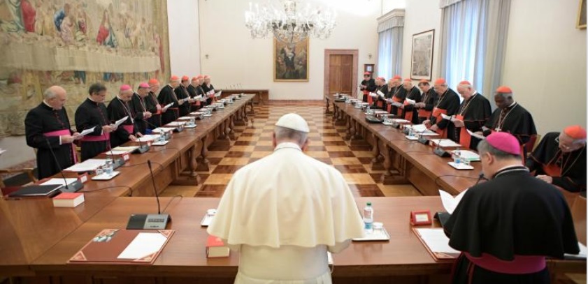 Papst Franziskus versammelte gestern alle römischen Dikasterienleiter (Archivbild).