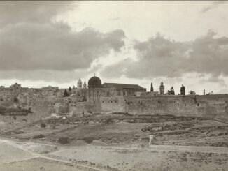 Jerusalem mit seinen Kirchen und Moscheen im frühen 20. Jahrhundert