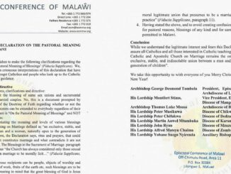 Die Bischöfe Malawis reagierten prompt auf die römische Skandalerklärung Fiducia supplicans: In ihrem Land wird es auch weiterhin keine Homo-Segnungen geben, und sie schärfen ein, daß Homosexualität eine schwere Sünde ist.
