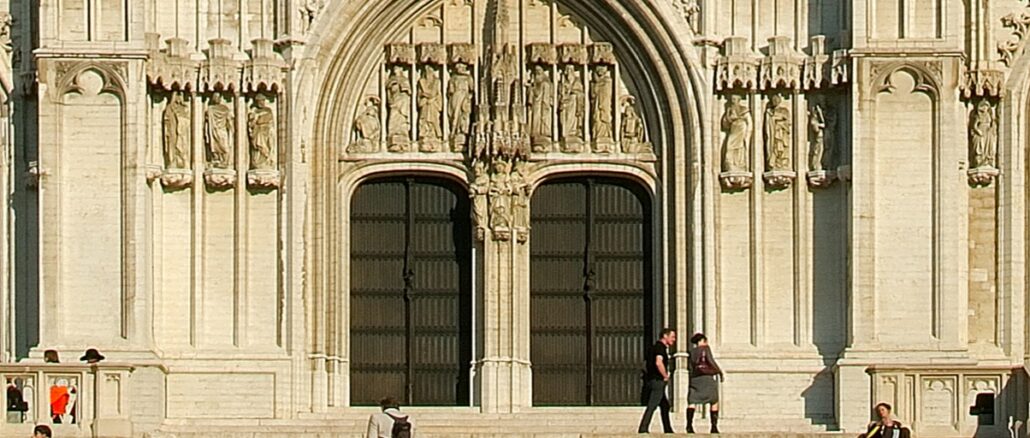 Portal der Kathedrale von Brüssel