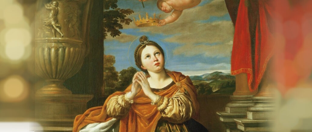 Die heilige Agnes, Protomärtyrerin der jungfräulichen Reinheit, ist eine von fünfzehn jungen Frauen der Kirchengeschichte, deren Martyrium vorgestellt wird