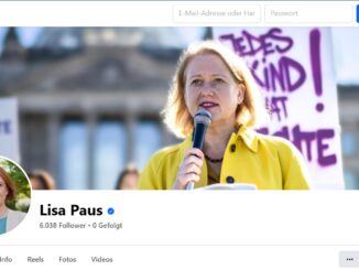 Grüne Heuchelei: Auf ihrer Facebook-Seite posiert Bundesfrauenministerin Lisa Paus vor der Aussage: "Jedes Kind hat Rechte!", doch in Wirklichkeit will sie Lebensschützern sogar verbieten, vor Abtreibungszentren zu beten.