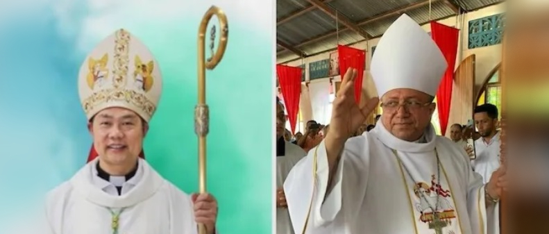 In Nicaragua wurde am 21. Dezember Bischof Isidoro Mora von Siuna (rechtes Bild) verhaftet, am 2. Januar in der Volksrepublik China Bischof Peter Shao Zhumin von Wenzhou. Die Regime von Nicaragua und China streben eine "strategische Partnerschaft" an.