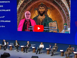 Videobotschaft von Erzbischof Carlo Maria Viganò beim Zweiten Kongreß der russophilen Bewegung und des Forums der Multipolarität in Moskau