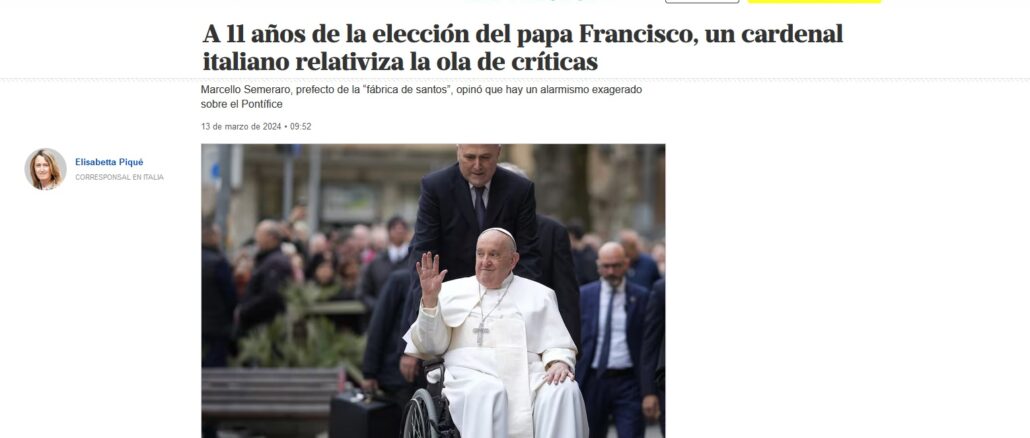 Vor elf Jahren wurde Papst Franziskus gewählt. Sein Vertrauter Kardinal Semeraro verteidigte das argentinische Pontifikat – und auch Victor Manuel "Tucho" Fernández