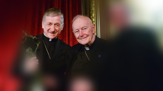 Die Kardinäle Blase Cupich und Theodore McCarrick im Jahr 2016.
