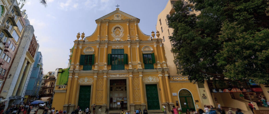 Die 1587 fertiggestellte Dominikanerkirche von Macau ist die älteste noch erhaltene Kirche Chinas