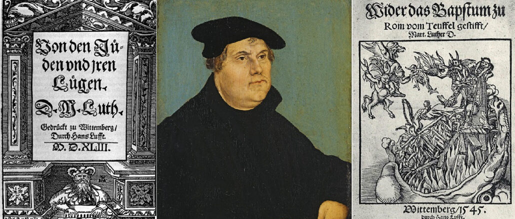Martin Luther griff auf der Grundlage des Nominalismus Juda und Rom an und legte damit die Grundlage zu einer Revolution gegen die Vernunft, die sich bis heute fortsetzt.