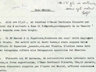 Ein neues Dokument aus den vatikanischen Archiven erhellt als Puzzlestein die Entwicklung in der Affäre Marcial Maciel.