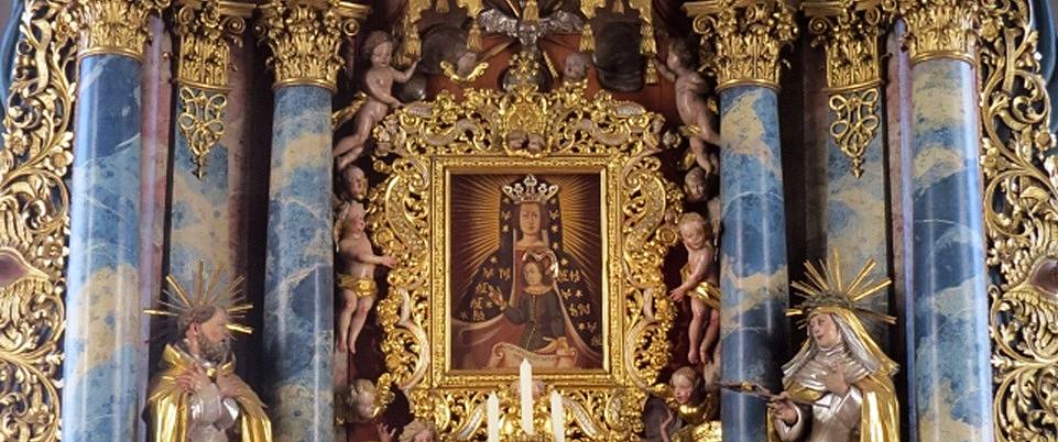 Das Gnadenbild Maria vom Blut im oberschwäbischen Bergatreute
