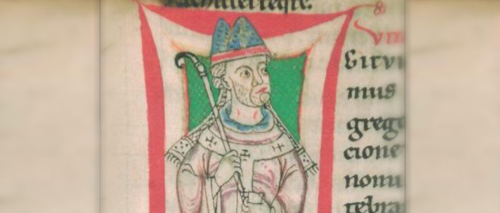 Hildebrand von Soana wurde 1073 zum Papst gewählt und nahm den Namen Gregor VII. an