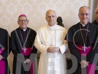 Papst Leo XIV. empfing am vergangenen Samstag ins Exil verbannte nicaraguanische Bischöfe in Audienz