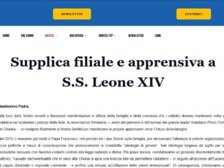 Appell an Papst Leo XIV.