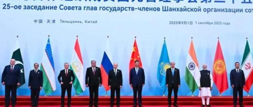 25. Gipfel der Shanghai Cooperation Organisation (SCO), der vom 31. August bis 1. September 2025 in Tianjin, Volksrepublik China, stattfand.