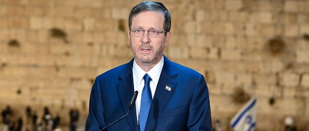 Israels Staatspräsident Isaacc Herzog wird am Donnerstag auf Einladung von Papst Leo XIV. den Vatikan besuchen Israels Staatspräsident Isaacc Herzog wird am Donnerstag auf Einladung von Papst Leo XIV. den Vatikan besuchen