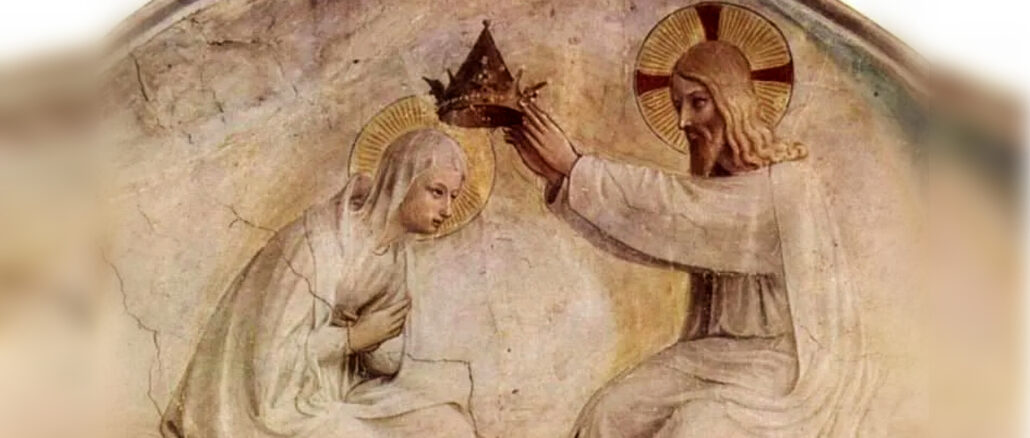 Die Krönung Mariens im Himmel