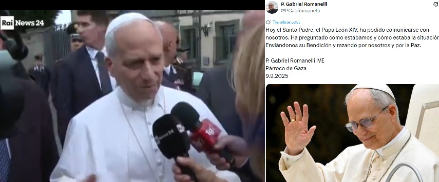 Papst Leo XIV. kehrte gestern nach einem Kurzaufenthalt in Castel Gandolfo nach Rom zurück. Dabei nahm er zum Nahost-Konflikt Stellung