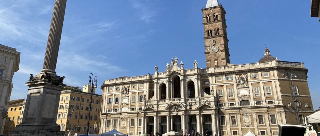 Santa Maria Maggiore, die älteste Marienkirche des Abendlandes, in der sich das Grab von Papst Franziskus befindet