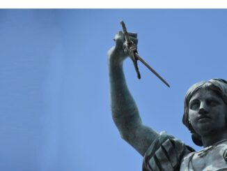 Erzengel Michael auf der Engelsburg in Rom