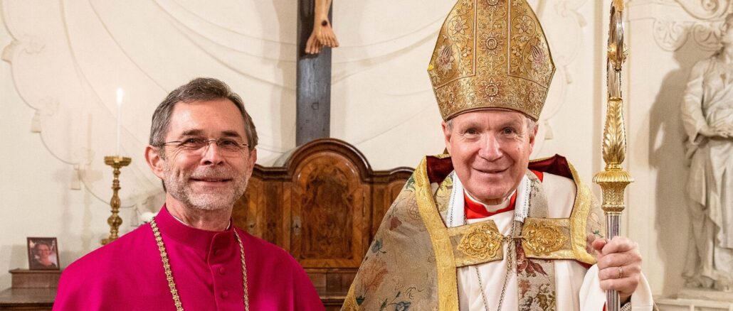 Kardinal Christoph Schönborn mit dem künftigen Wiener Erzbischof Josef Gründwidl Kardinal Christoph Schönborn mit dem künftigen Wiener Erzbischof Josef Gründwidl
