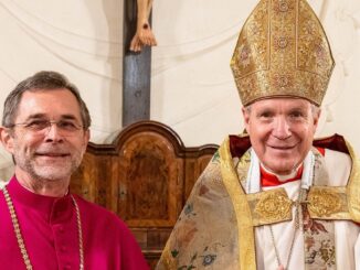 Kardinal Christoph Schönborn mit dem künftigen Wiener Erzbischof Josef Gründwidl