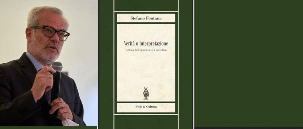 Stefano Fontana warnt in seinem neuen Buch "Wahrheit oder Interpretation" davor, daß sich die Kirche in den Würgegriff der Hermeneutik begibt. Stefano Fontana warnt in seinem neuen Buch "Wahrheit oder Interpretation" davor, daß sich die Kirche in den Würgegriff der Hermeneutik begibt.