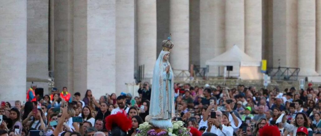 Unsere Liebe Frau von Fatima am 11./12. Oktober bei ihrem vierten Besuch in Rom