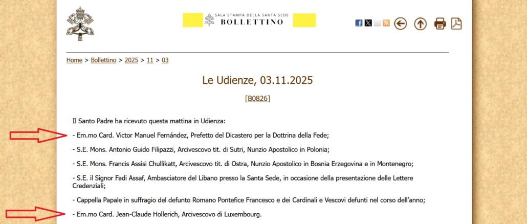 Zwei ultraprogressive Bergoglianer wurden gestern von Papst Leo XIV. in Audienz empfangen