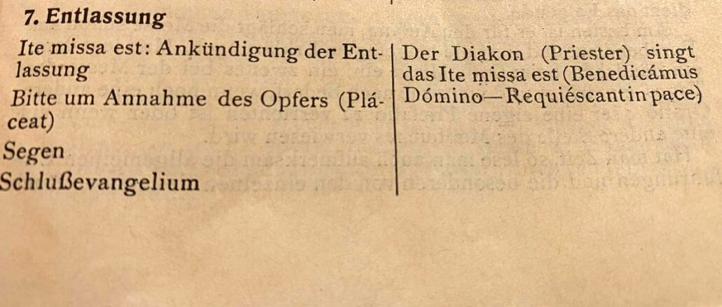 Ite missa est