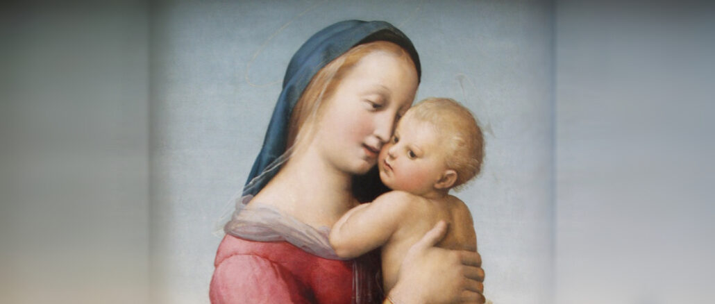 Die allerseligste Jungfrau und Gottesmutter Maria mit dem Jesuskind (Raffael, 1508)