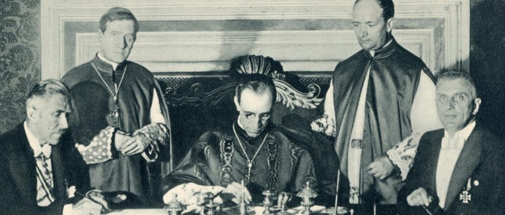 Unterzeichnung des Reichskonkordats am 20. Juli 1933