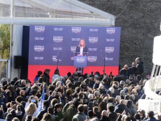 Wie tiefgreifend und nachhaltig ist die Grundsatzarbeit der politischen Rechten. Im Bild das Altreju-Festival von Giorgia Melonis Fratelli d'Italia in Rom