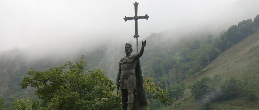 Der westgotische König Pelayo leitete mit seinem Sieg bei Covadonga vor 1300 Jahren die Reconquista ein