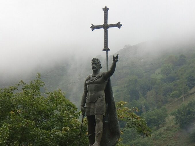 Der westgotische König Pelayo leitete mit seinem Sieg bei Covadonga vor 1300 Jahren die Reconquista ein