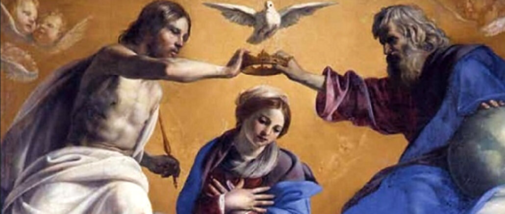 Die Krönung Mariens im Himmel