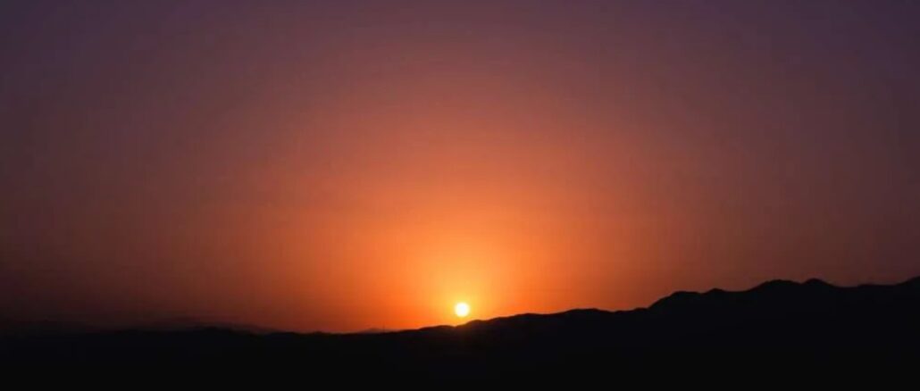 Morgendämmerung oder Abenddämmerung?