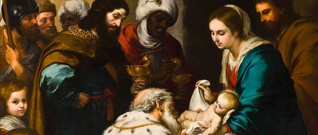 Anbetung der heiligen Drei Könige in Bethlehem