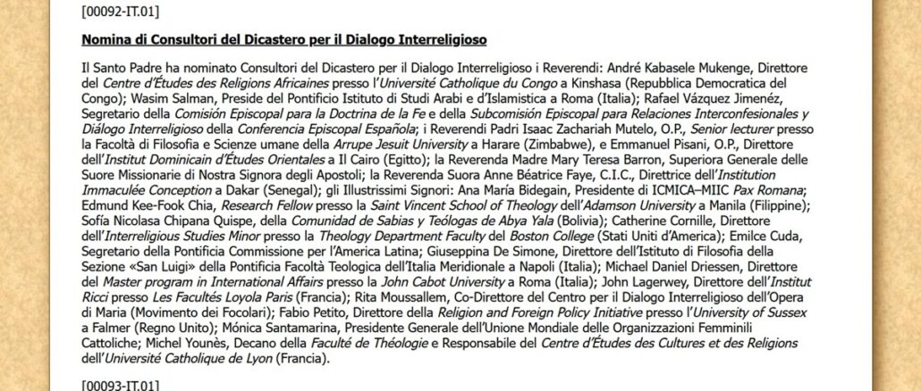 Der Interreligiöse Dialog als progressiver Tummelplatz