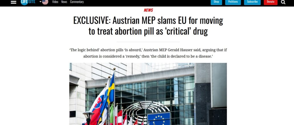 Während ein globalistisches Establishment die Bürger in den EU-Mitgliedsstaaten von einer Angstwelle durch die nächste jagen, werden vom EU-Parlament unbeeindruckt Beschlüsse mit ideologischen Scheuklappen gefaßt