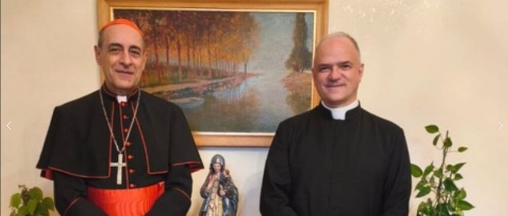 In Rom trafen sich Kardinal Victor Manuel Fernández, Präfekt des Glaubensdikasteriums, mit Pater Davide Pagliarani, Generaloberer der Priesterbruderschaft St. Pius X. (FSSPX)
