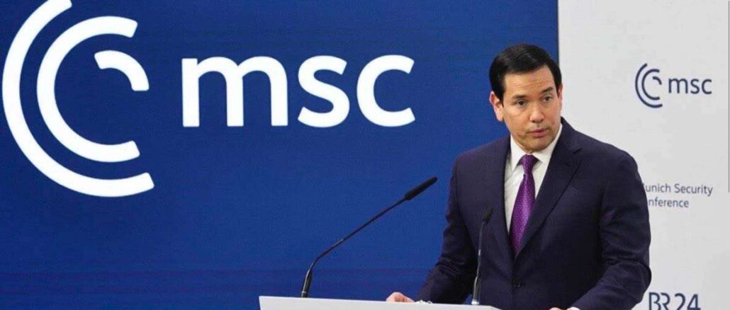 US-Außenminister Rubio (USA) auf der Münchner Sicherheitskonferenz 2026