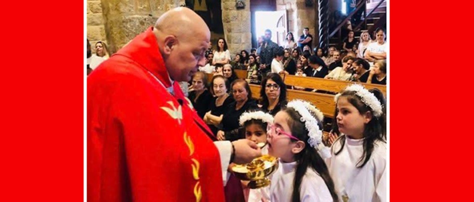 Abuna Pierre al-Rahi wurde gestern abend von einem israelischen Panzer getötet, als er verletzten Christen zu Hilfe eilte